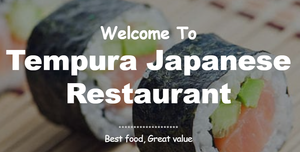 Tempura Japanese Restaurant North Platte Nebraska